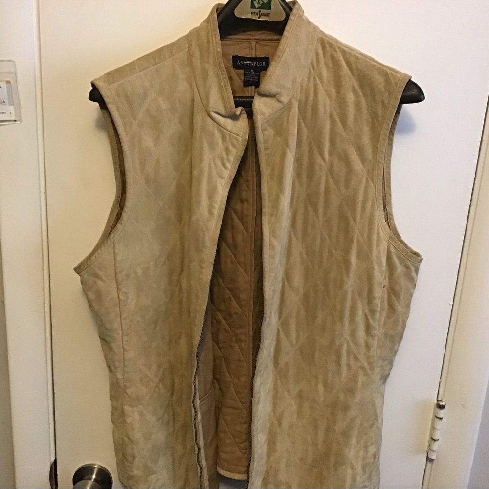Ashworth Men's Beige Quilted Vest